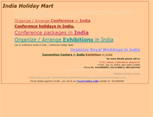 Tablet Screenshot of conference.indiaholidaymart.com